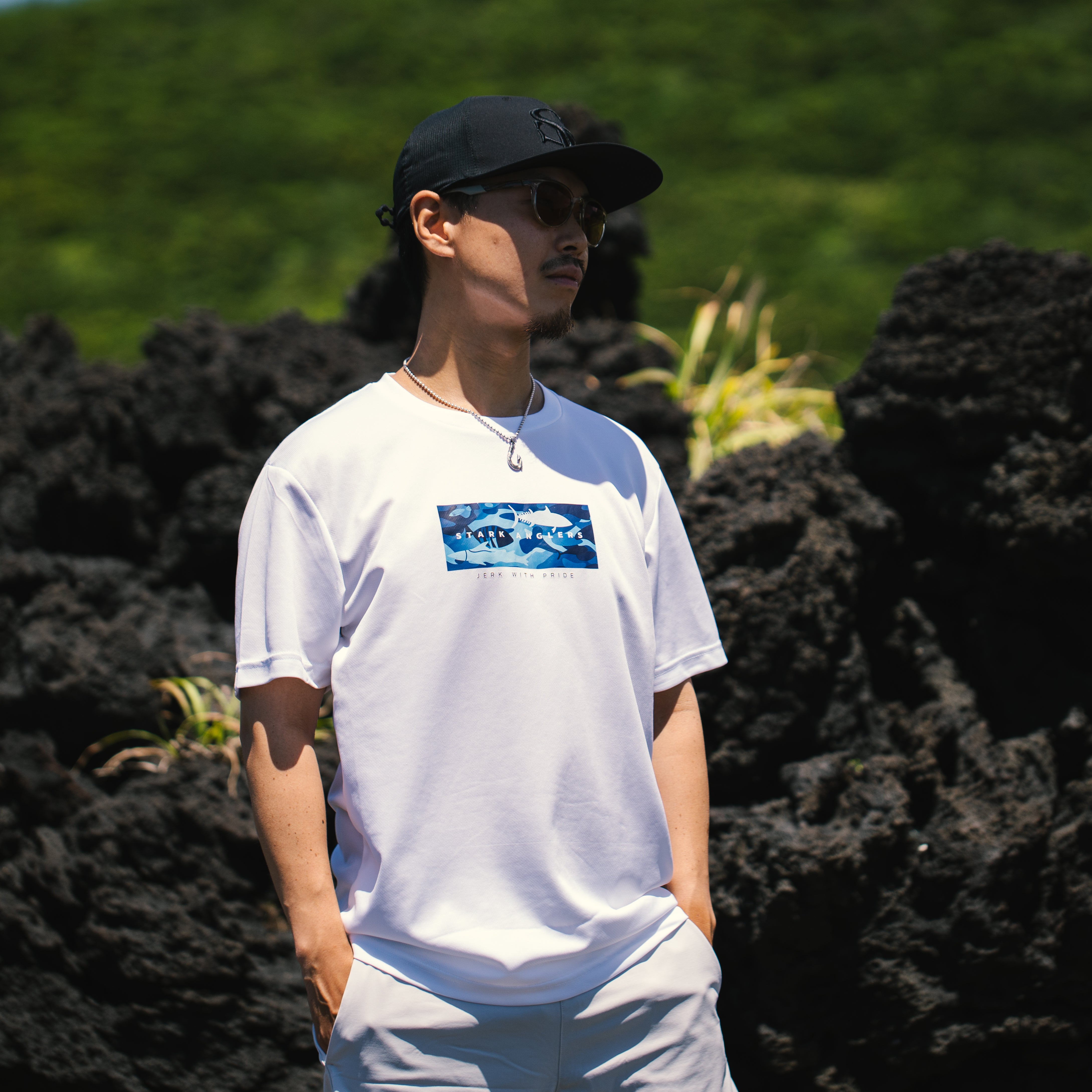 2025NEW レイドジャパン　ドライtシャツ ホワイト　XL 2025モデル】速乾防臭ドライシャツ -WHITE- – STARK ANGLERS