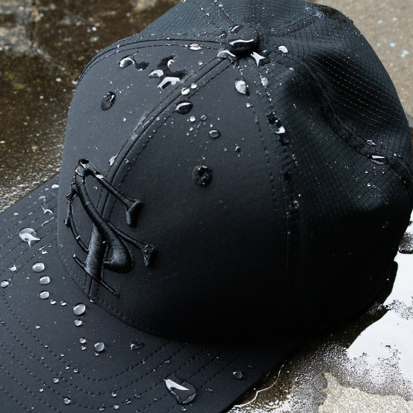 STARK ALL FREE FLATCAP 【BLACK】