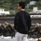HYBRID LONG TSHIRT -BLACK-